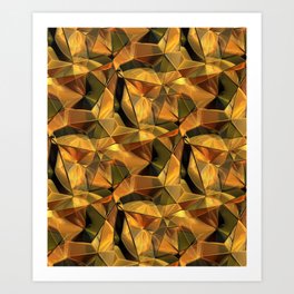 3D - abstraction -83- Art Print