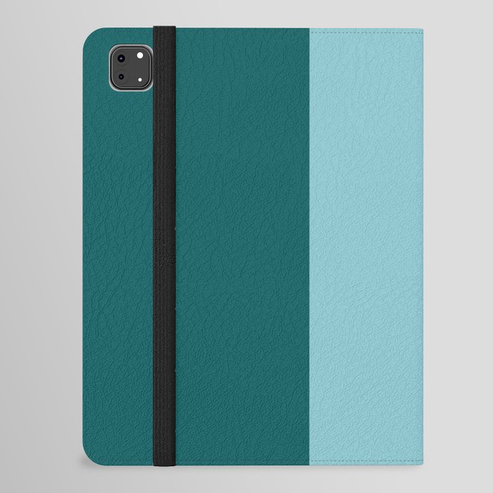 Solid blue green colors pattern palette iPad Folio Case