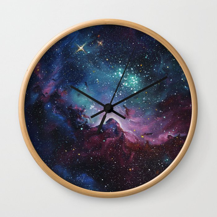 The Birth of Our Stars Wall Clock