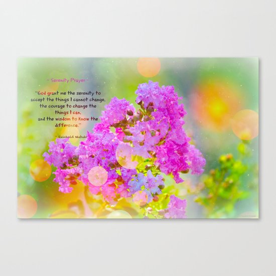 Serenity Prayer - II Canvas Print