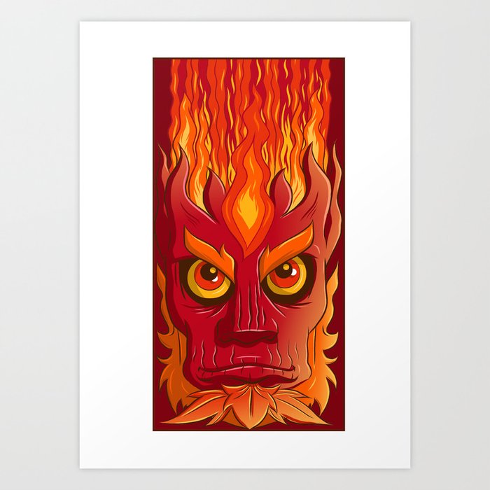 Fire Elemental Art Print