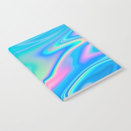 Holographic Iridescent Chill Vibes Notebook