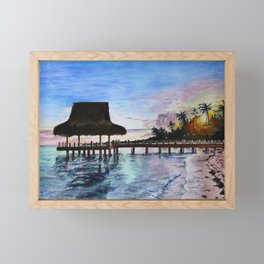 Beach Life Framed Mini Art Print