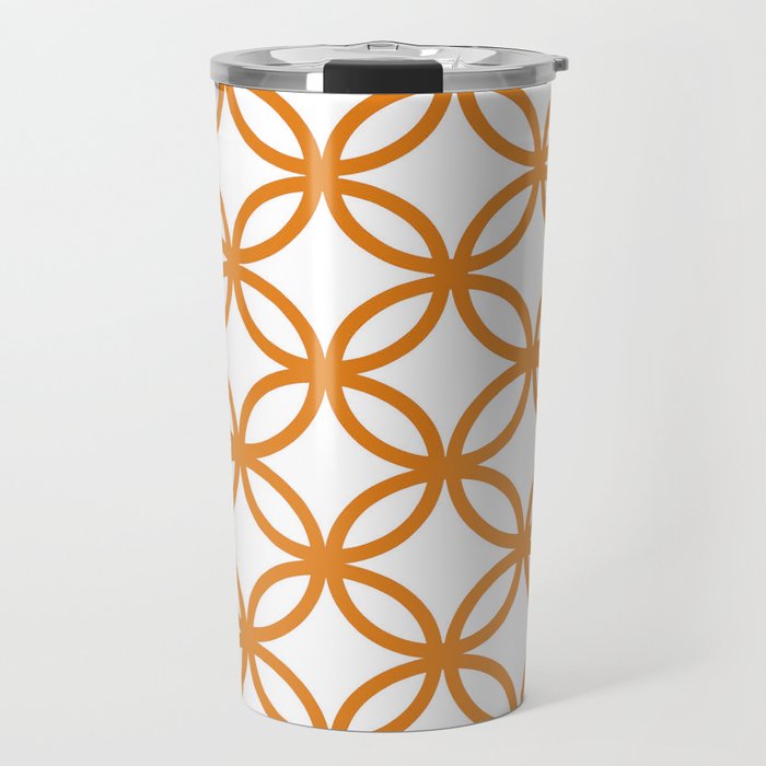Interlocking Orange Travel Mug
