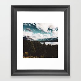 Argentina Photography - Beautiful Forest Among The Majestic Landscape Framed Art Print