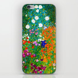 Gustav Klimt - Flower Garden iPhone Skin