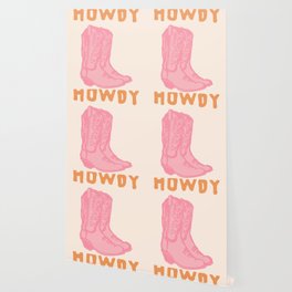 Howdy Cowboy Boots Wallpaper