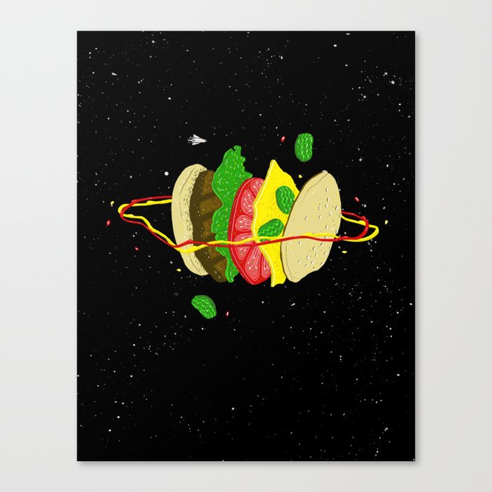 Planetary Discovery 8932: Cheeseburger Canvas Print
