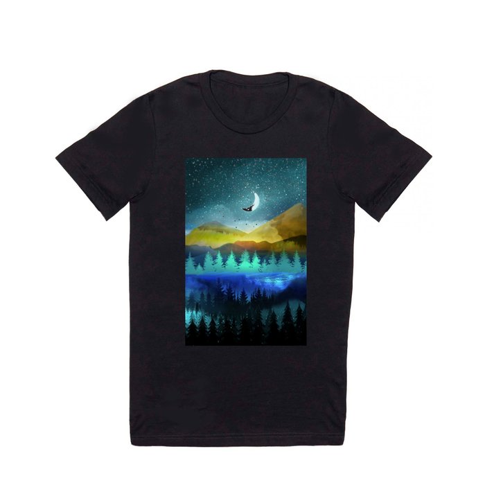 Silent Forest Night T Shirt