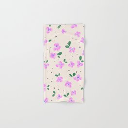 Vintage Floral Ditsy Pattern Hand & Bath Towel