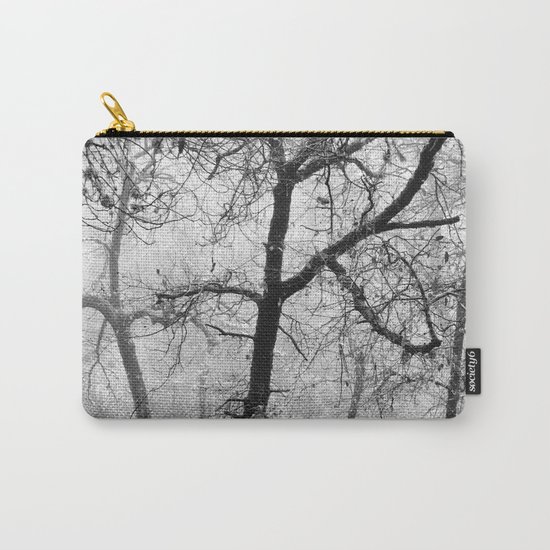 "Into the woods III". Foggy forest Carry-All Pouch