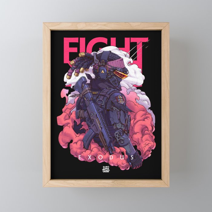 S.W.A.T Commander Fightback series Essential  Framed Mini Art Print