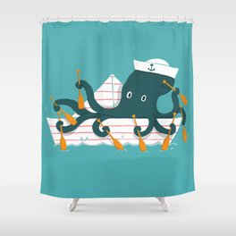 Sailor Octopus Shower Curtain