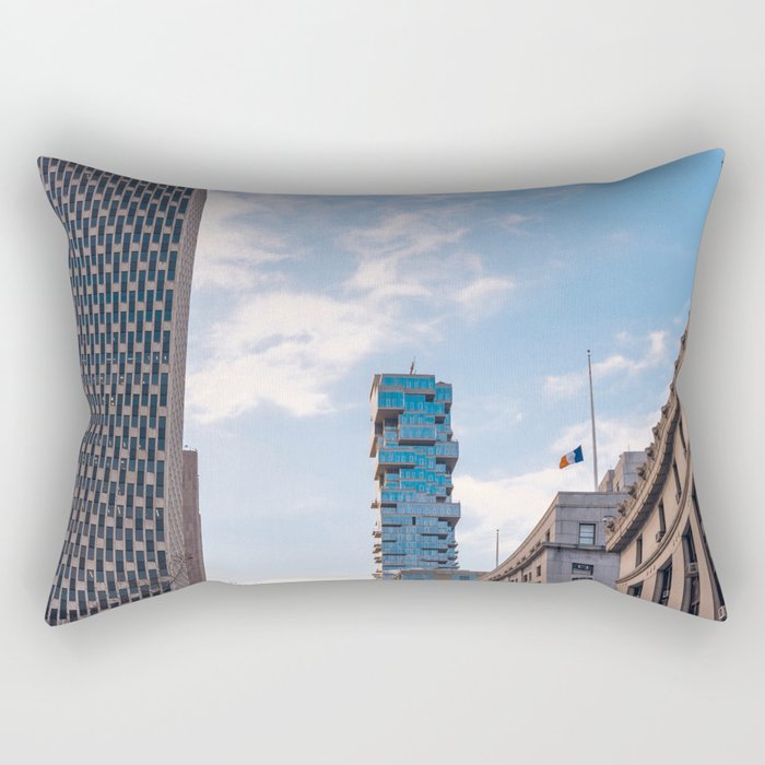 NYC Sunset Rectangular Pillow