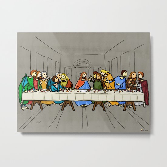 Cenaculum -Last Supper Metal Print