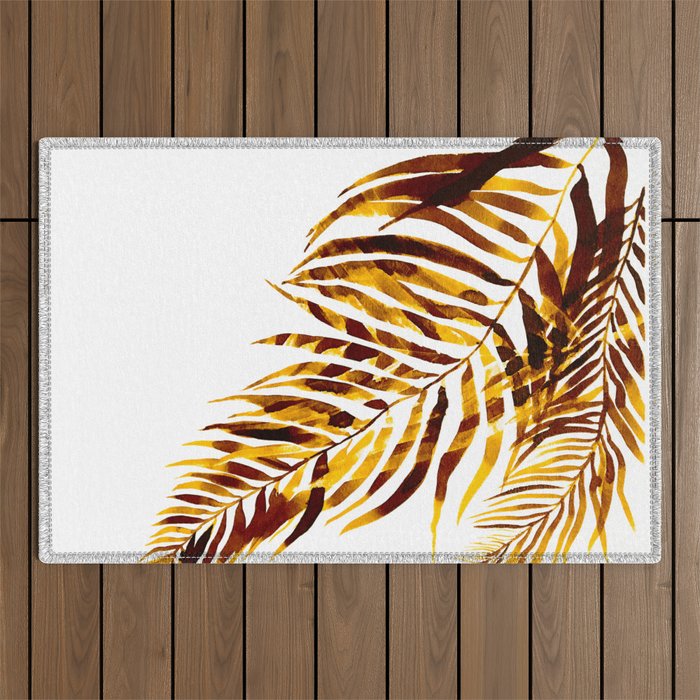 Palm trees, leavs Outdoor Rug