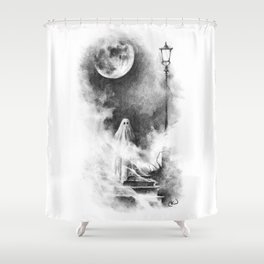 The Hidden Ghost Shower Curtain