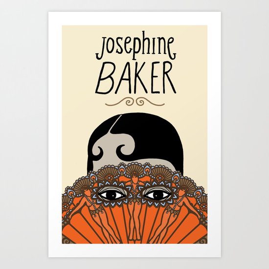 JOSEPHINE BAKER Art Print