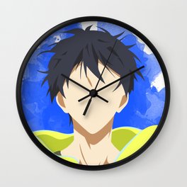Free! Minimalist (Haru) Wall Clock | Graphicdesign, Free, Haru, Haruka, Digital, Harukananase, Iwatobiswimclub, Iwatobi, Animeboy, Harukasenpai 