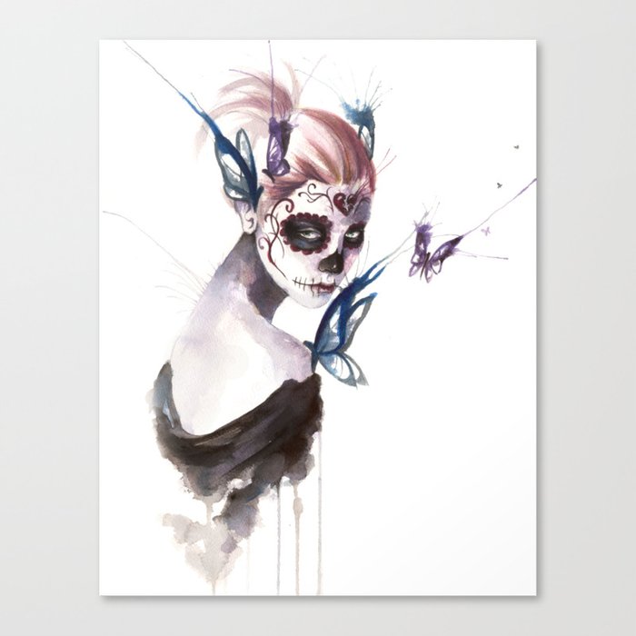Mourning Canvas Print