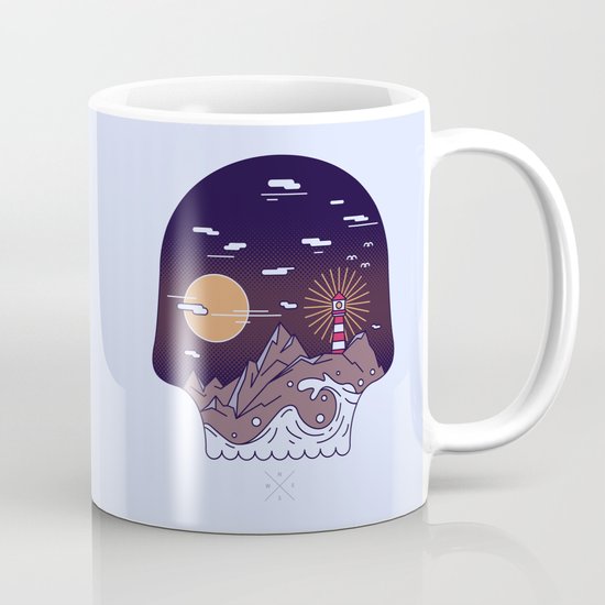 Skull Pier Mug