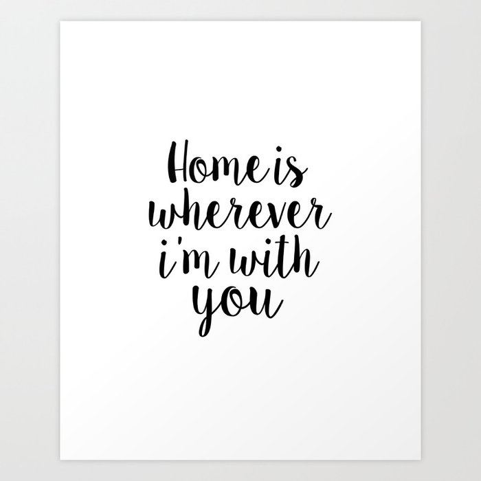 Home Sweet Home Sign Printable Art Home Decor Love Sign Home Is