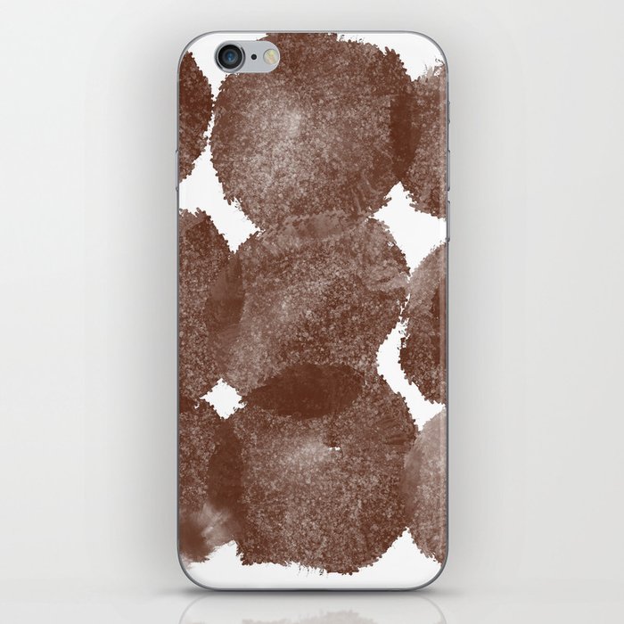 Earth Study - Abstract Contemporary Painting in Brown 2 iPhone Skin