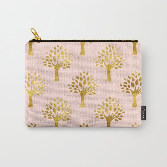 Pink Gold Foil 02 Carry-All Pouch