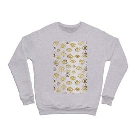 Mystic Eyes – Gold Crewneck Sweatshirt