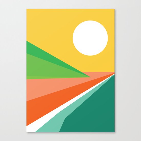 The beach Canvas Print