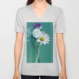 Tender Flowers 26 V Neck T Shirt
