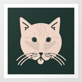 Chauncey Cat Icon Art Print