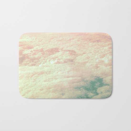 Raindbow Clouds Bath Mat