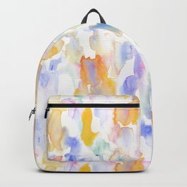 Silver Lining Backpack | Mjmstudio, Jacqueline, Boho, Colorful, Watercolor, Painting, Abstract, Modern, Maldonado 