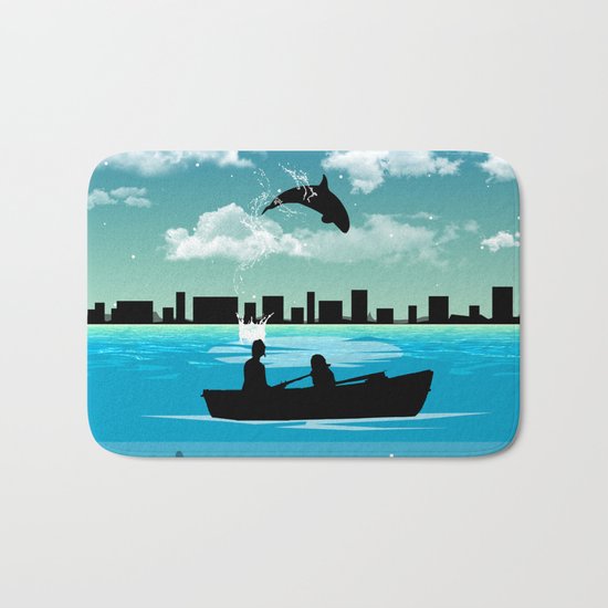 Whaleing Bath Mat