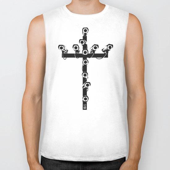 new world order Biker Tank