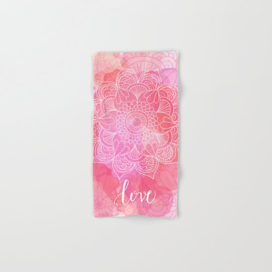 Love Mandala Hand & Bath Towel