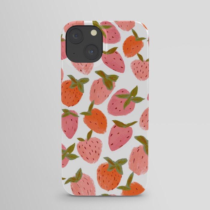 Strawberry Picking iPhone Case