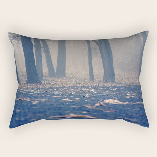 Foggy Morning Rectangular Pillow