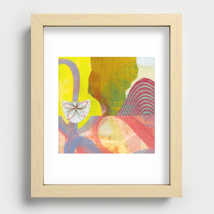 Cotton Candy Recessed Framed Print