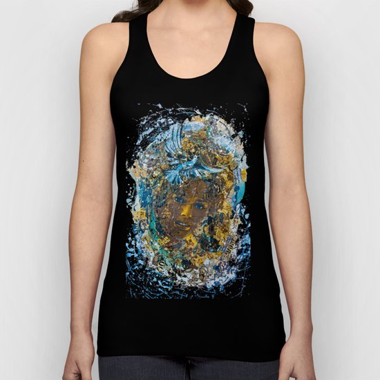 the woman's face #3 Unisex Tank Top