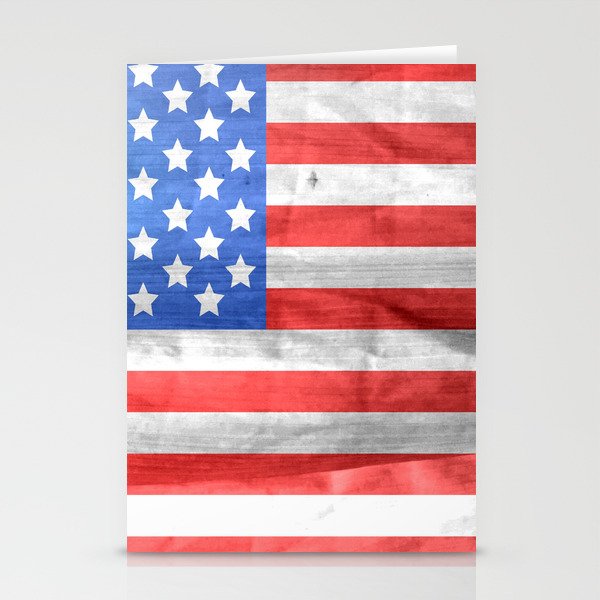 American Flag Stationery Cards