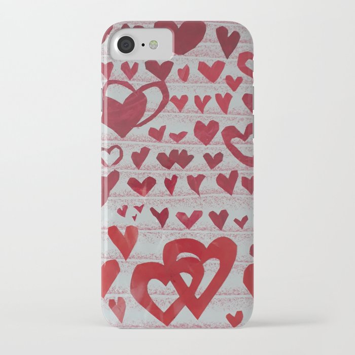 hearts iPhone Case