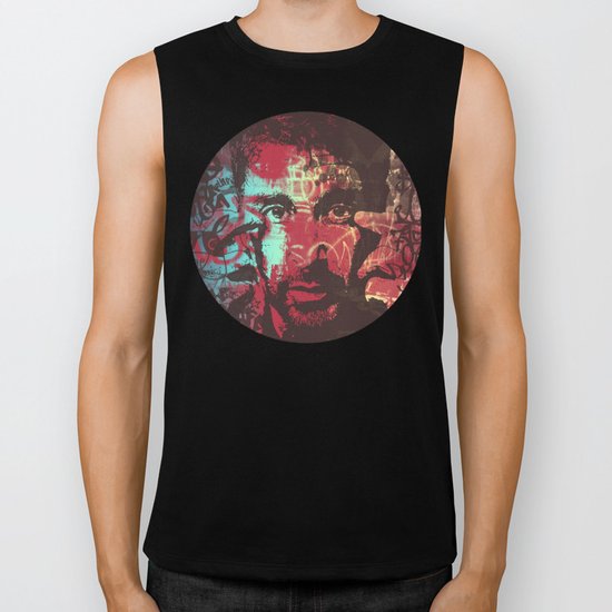 AL PACINO URBAN ART Biker Tank