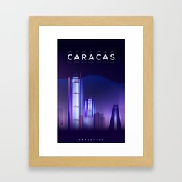 Caracas Framed Art Print