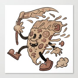 Pizza Killer Canvas Print