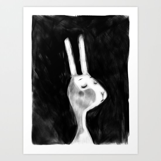 Bunny Art Print