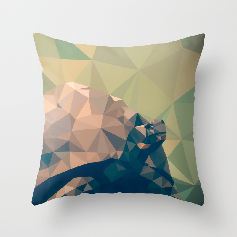 Triangular Tortoise Throw Pillow By Mkj Is Society6