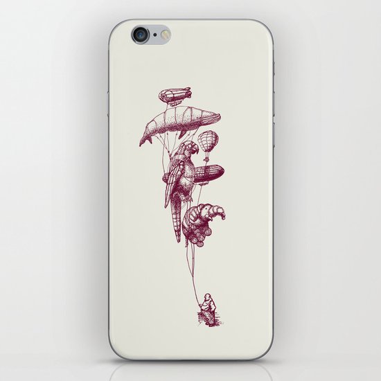The Helium Menagerie (merlot) iPhone & iPod Skin