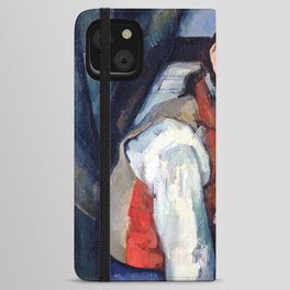 Paul Cezanne - Boy in the Red Vest #1 iPhone Wallet Case